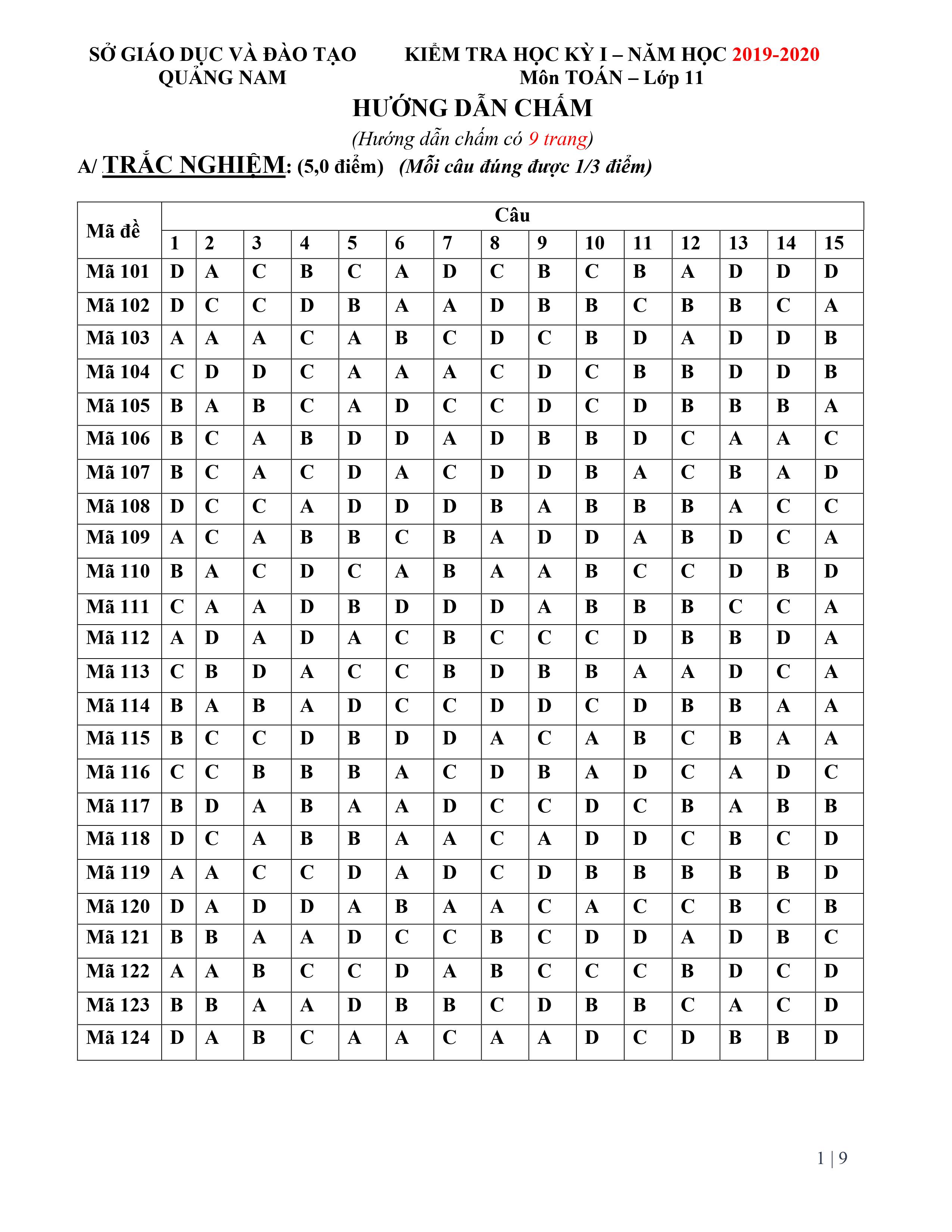 đề-thi- toán-lớp-11-học-kì-1