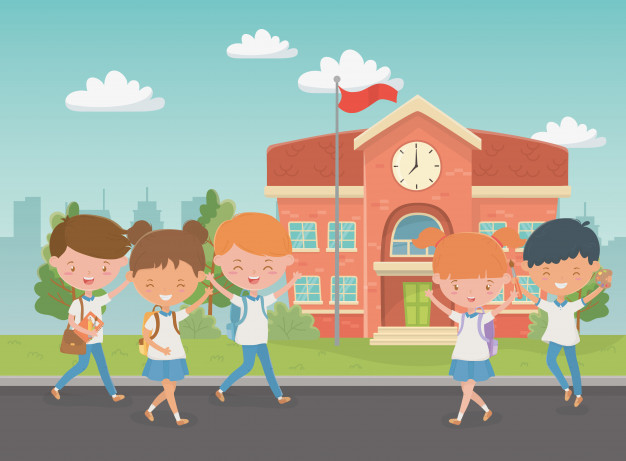 school-building-with-kids-scene_24640-46316