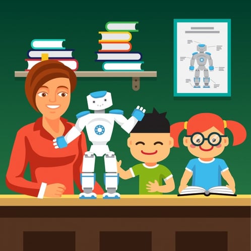 students-learning-robotics-with-teacher-robot_3446-345