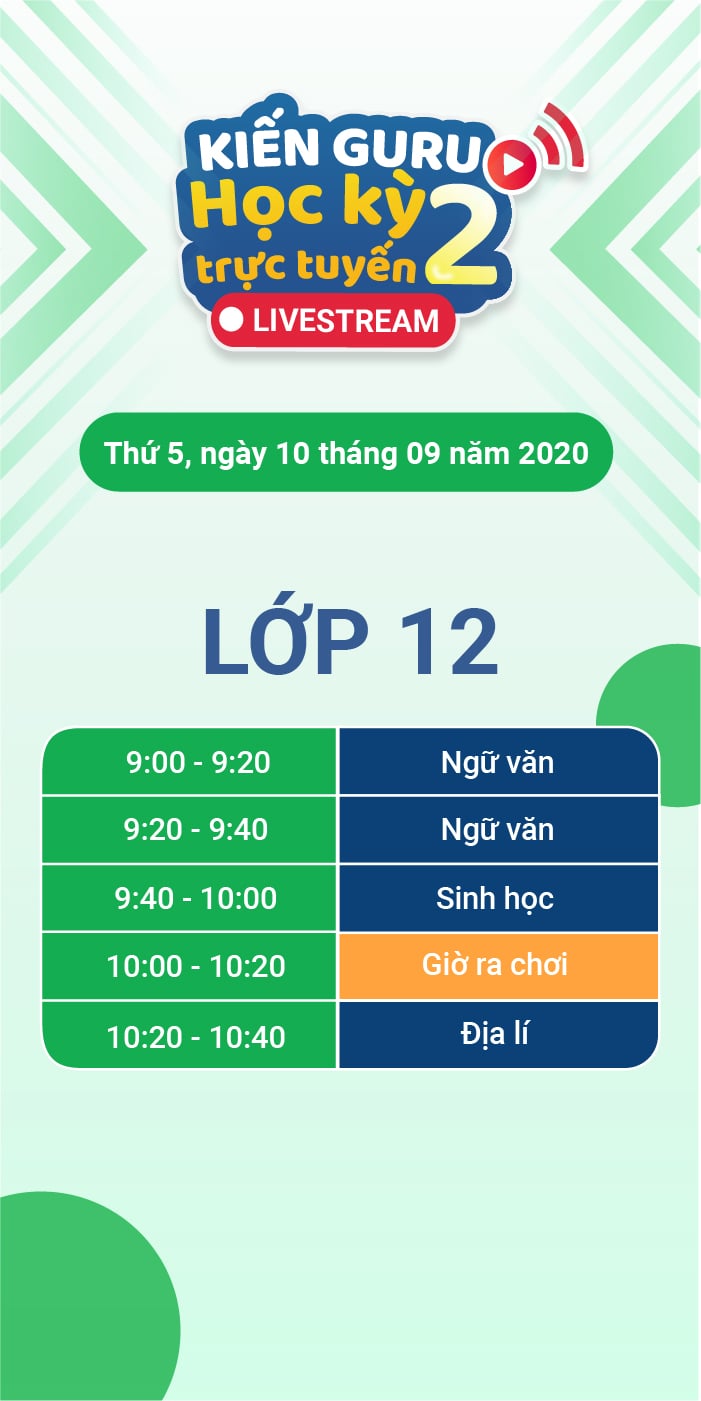 Lớp 12 - thứ 5-100