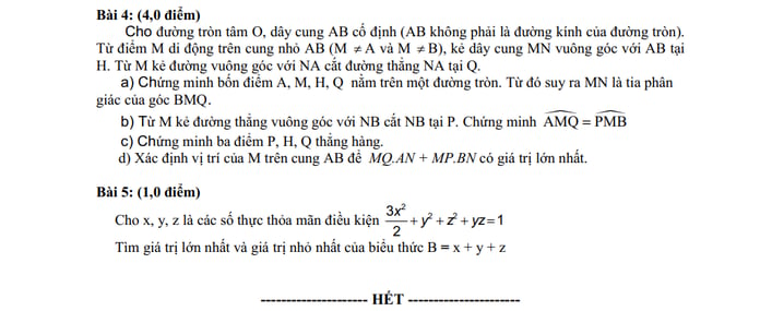 đề thi tuyển sinh vào lớp 10 2016 - 2017