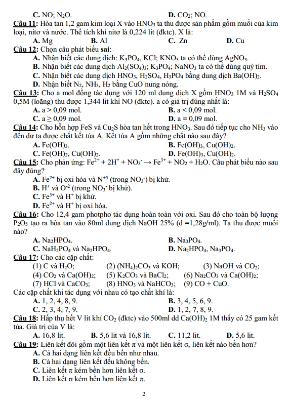 de-kiem-tra-hoc-ki-1-hoa-11-trac-nghiem-4