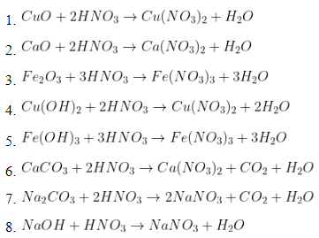 HNO3 Tác Dụng Với Oxit Bazơ: Phản Ứng, Ứng Dụng Và Thí Nghiệm