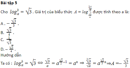 công thức giải nhanh toán 12